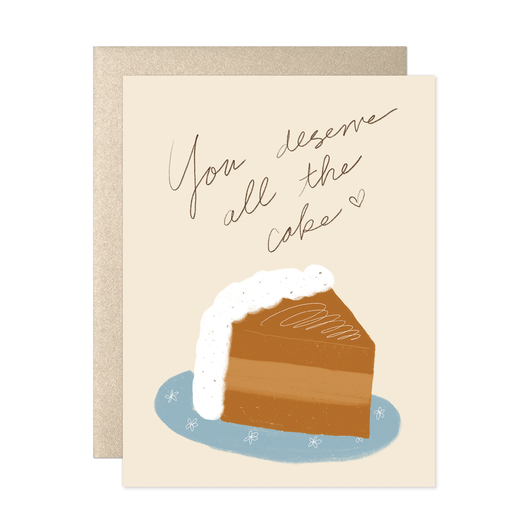 All The Cake Card