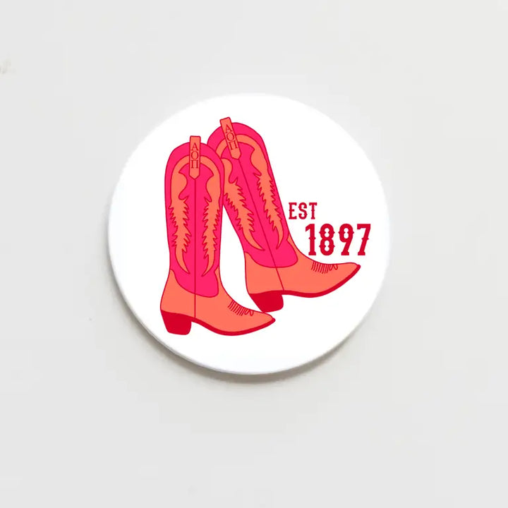 Greek Boots Button