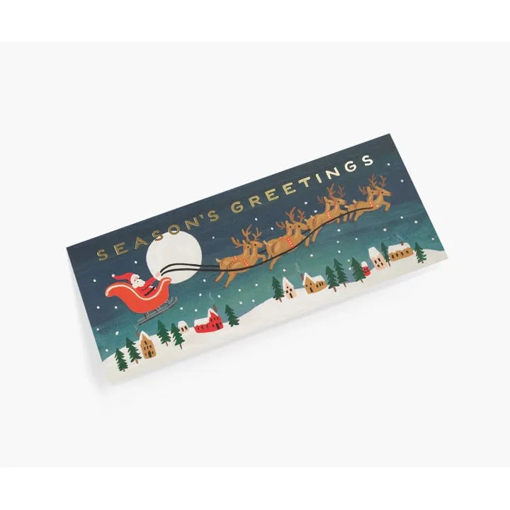Santa's Sleigh Card