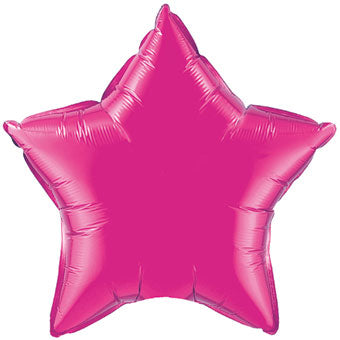 Jumbo Magenta Star Balloon
