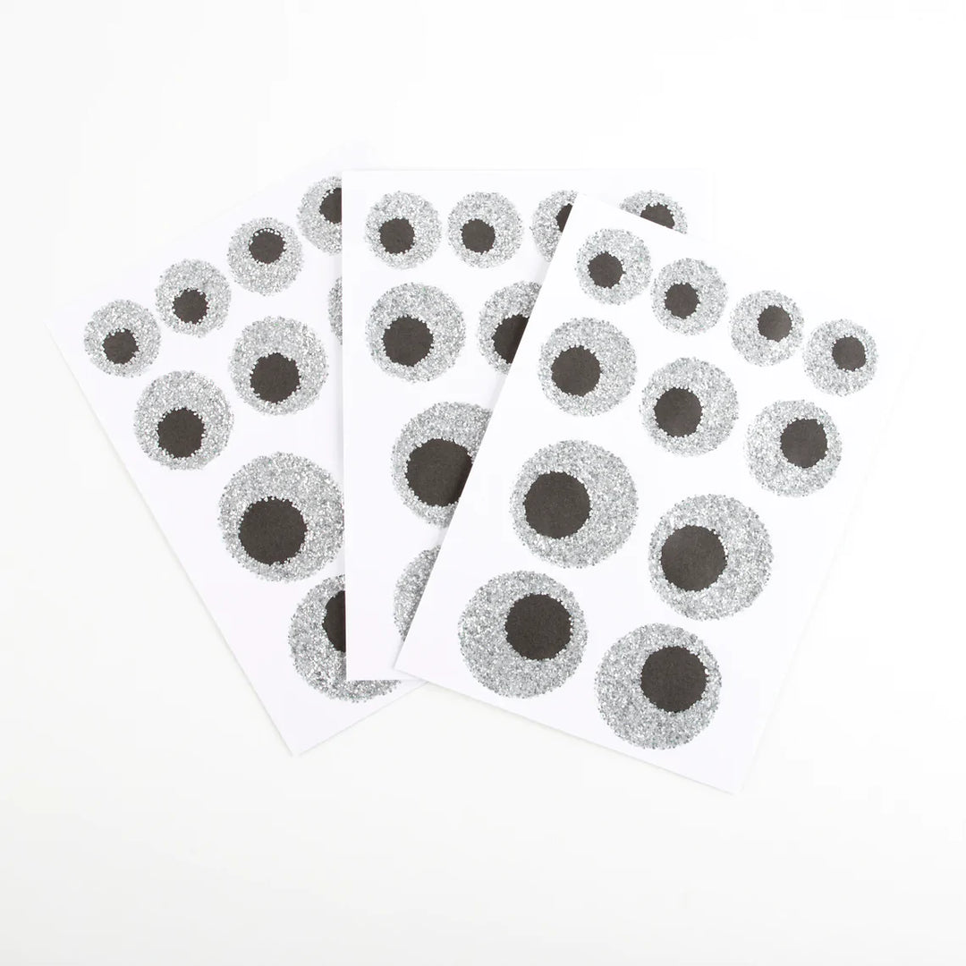 Eco Glitter Eyeball Stickers