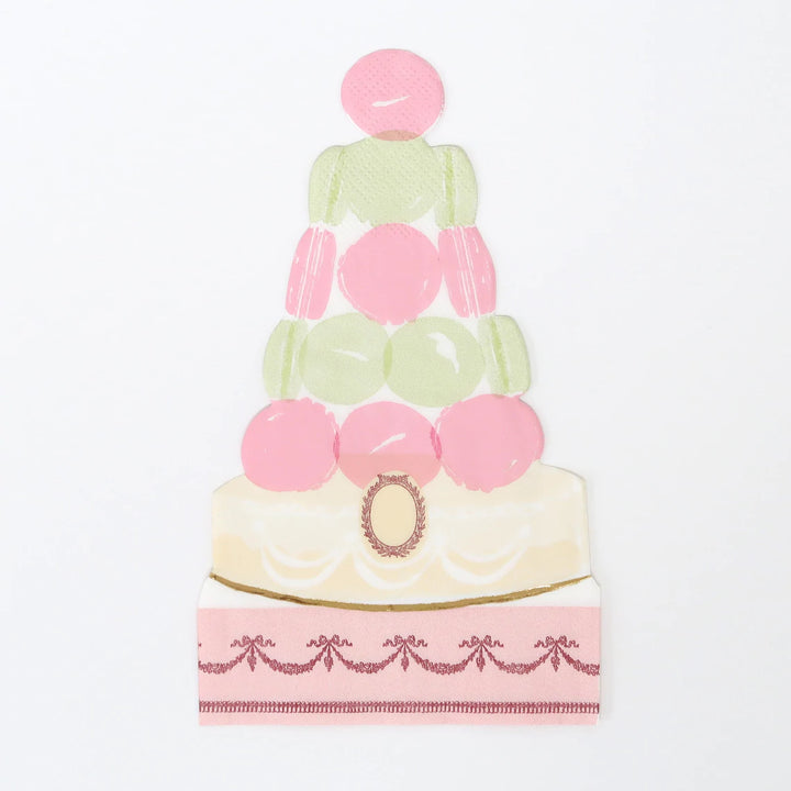 Ladurée Paris Macaron Pyramid Napkins
