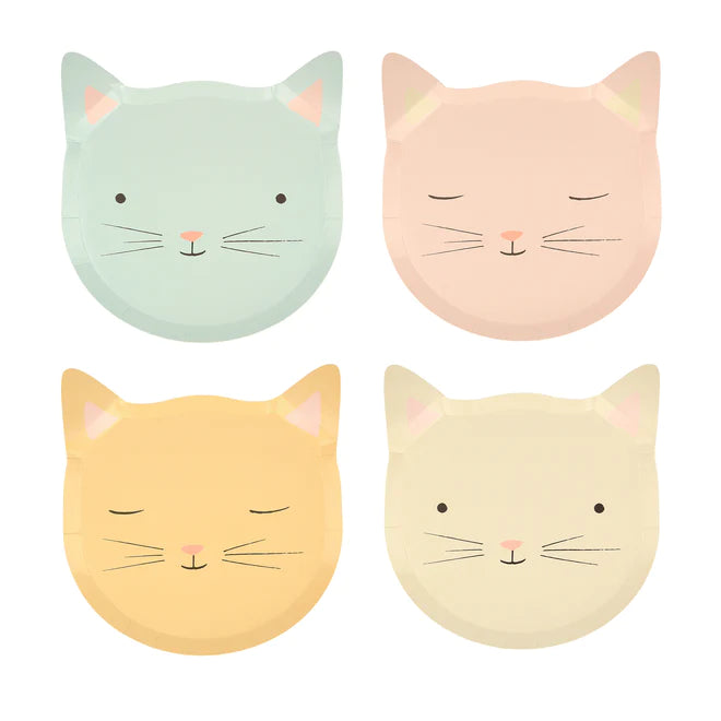 Cute Kitten Plates