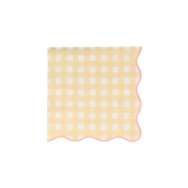 Gingham Small Napkins