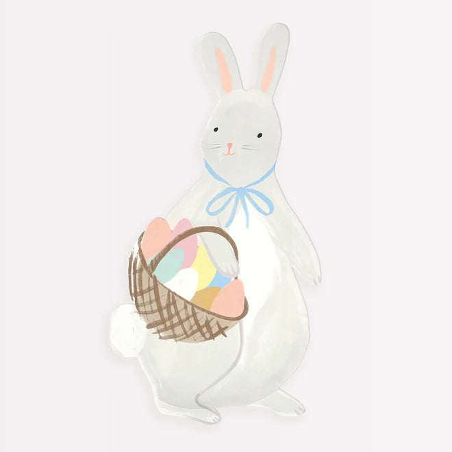Bunny With Basket Plates