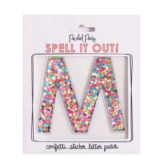 Greek Letter Confetti Sticker