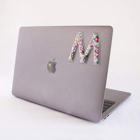 Greek Letter Confetti Sticker