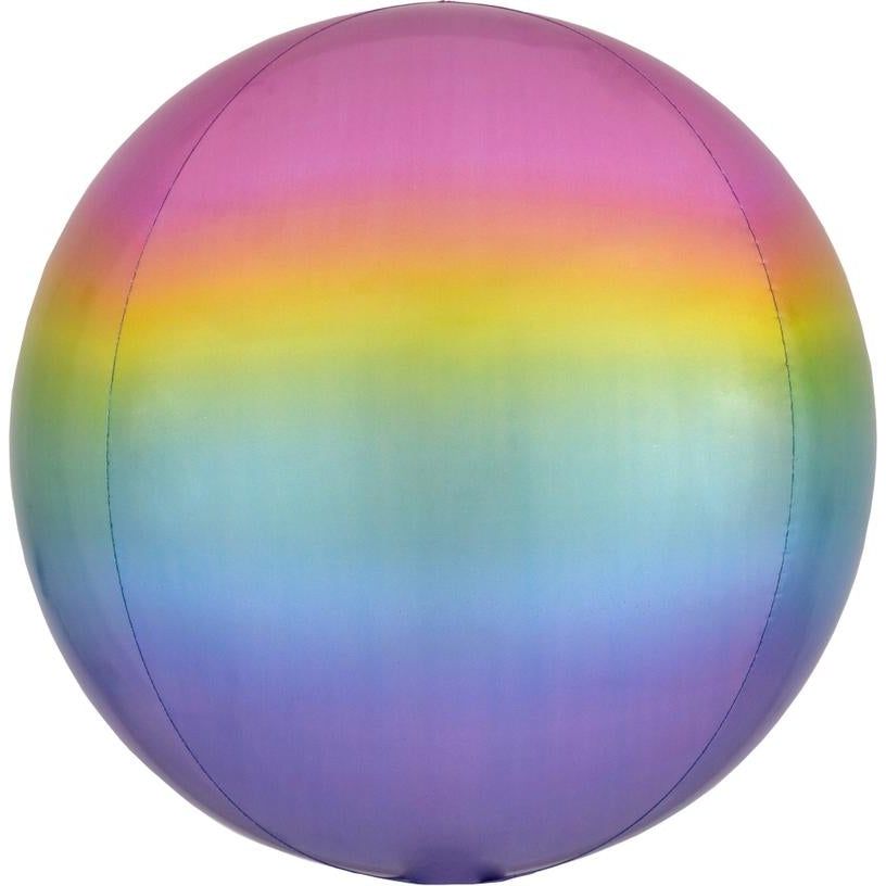 Pastel Rainbow Orb Balloon