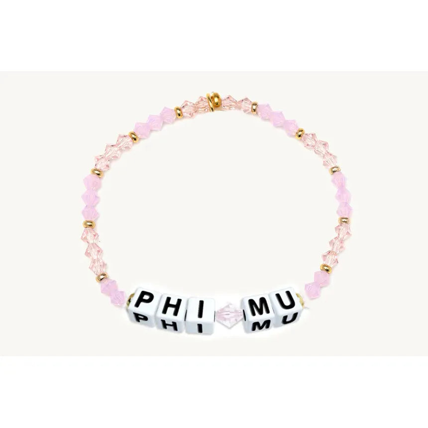 Sorority Letter Bracelet
