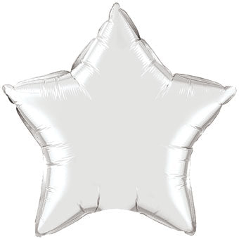 Jumbo Silver Star Balloon