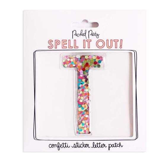 Greek Letter Confetti Sticker