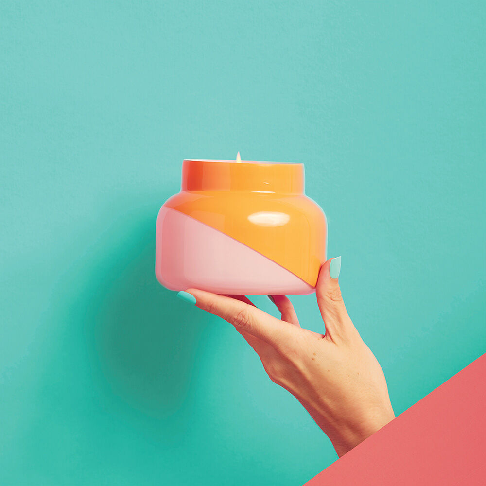 Volcano Pink & Orange Jar