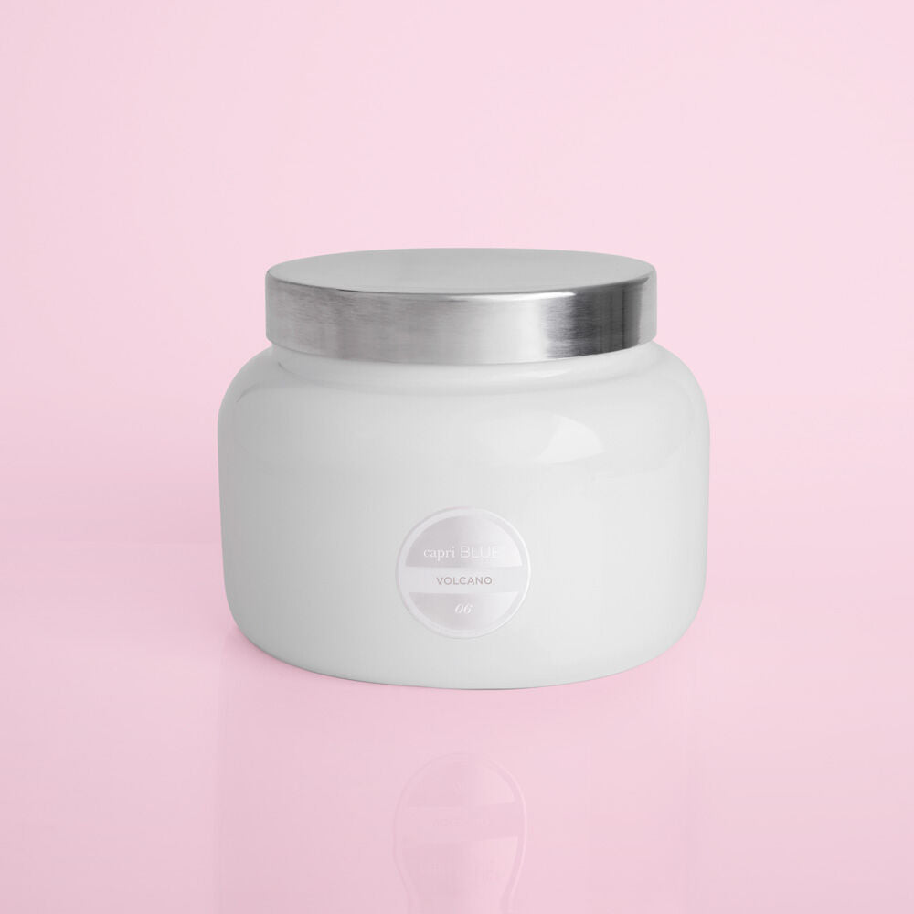 Volcano White Jar