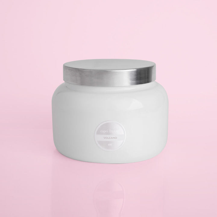 Volcano White Jar
