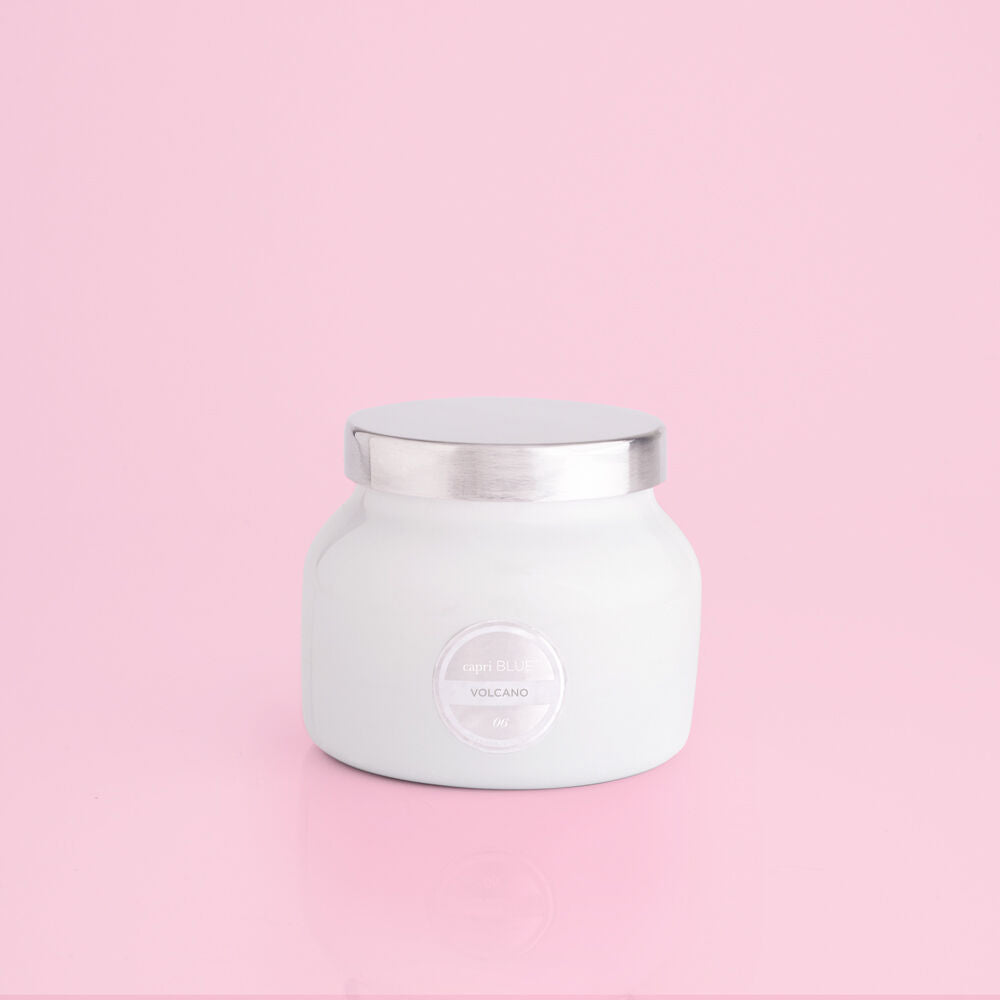 Volcano White Jar