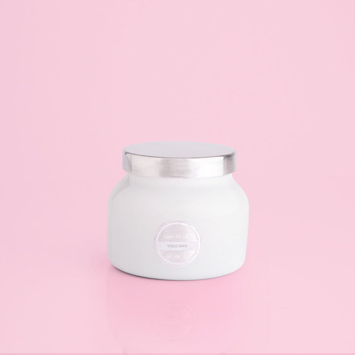 Volcano White Jar