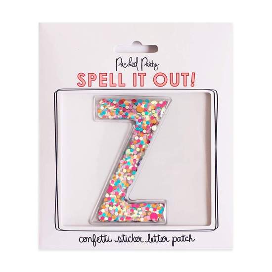 Greek Letter Confetti Sticker